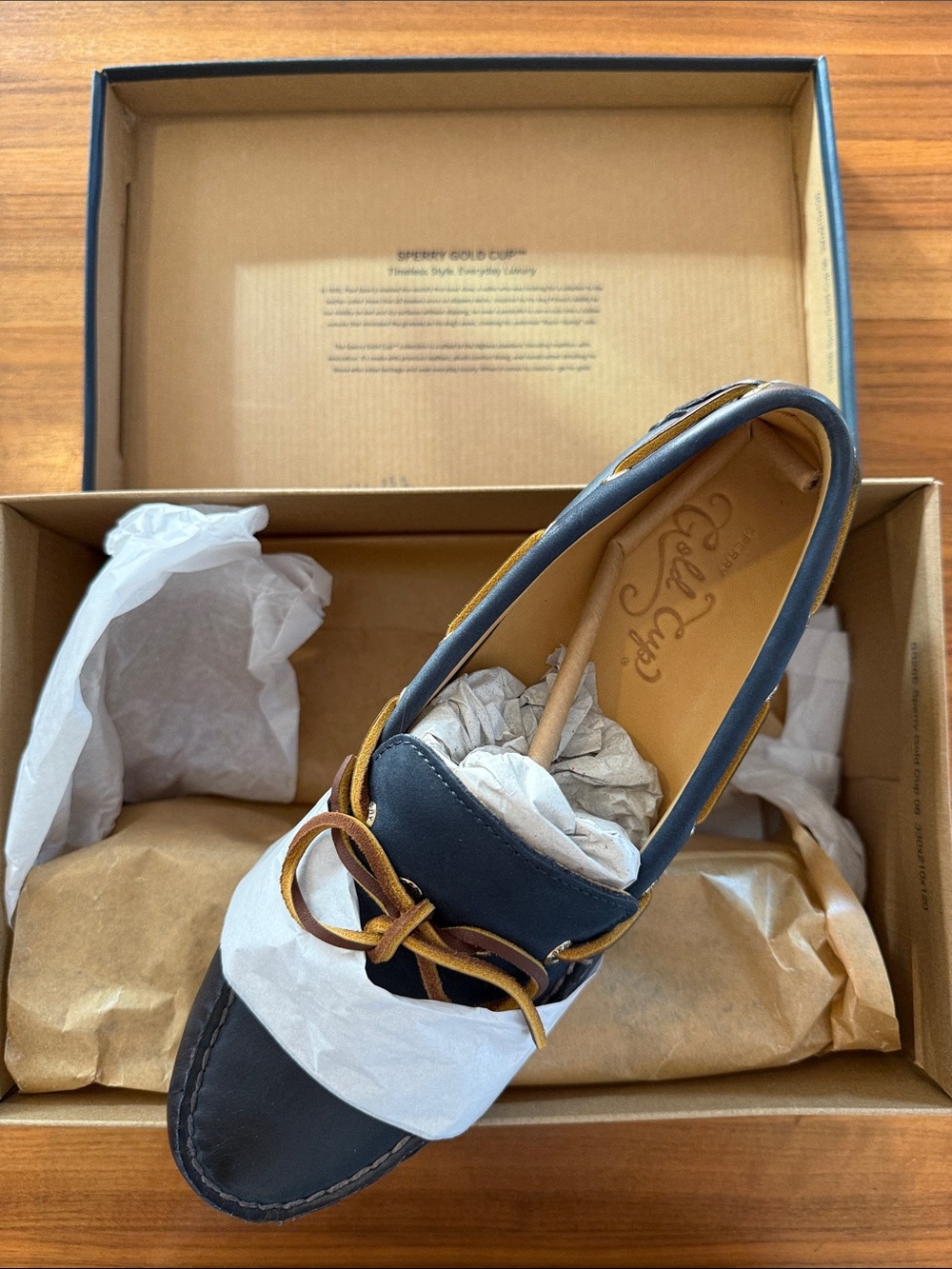 New Sperry Gold Cup™ Harpswell 2-Eye Drivers sz 9.5